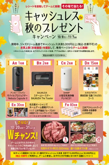ジャズドリーム長島様のキャンペーン事例